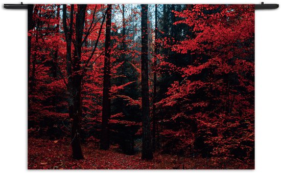 Mezo Wandkleed Het Rode Bos Rechthoek Horizontaal S 40 X 60 CM Mezo Wandkleed Het Rode Bos Rechthoek Horizontaal S 40 X 60 CM