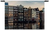 Mezo Wandkleed Aan die Amsterdamse Gracht Rechthoek Horizontaal S (40 X 60 CM) - Wandkleden - Met roedes