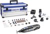 Dremel 8240 - 5/65 Platinum Editie - Inclusief 2 x 12 V (2.0 Ah) Li-Ion accu, Oplader en 65 accessoires, 5 hulpstukken en een luxueuze aluminium koffer