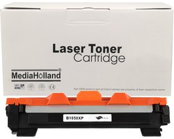 MediaHolland - Huismerk Toner TN1050, TN-1030 geschikt voor Brother Laser Printers - 1x Zwart - Toners Cartridges - Zwart: 2000 Pagina's