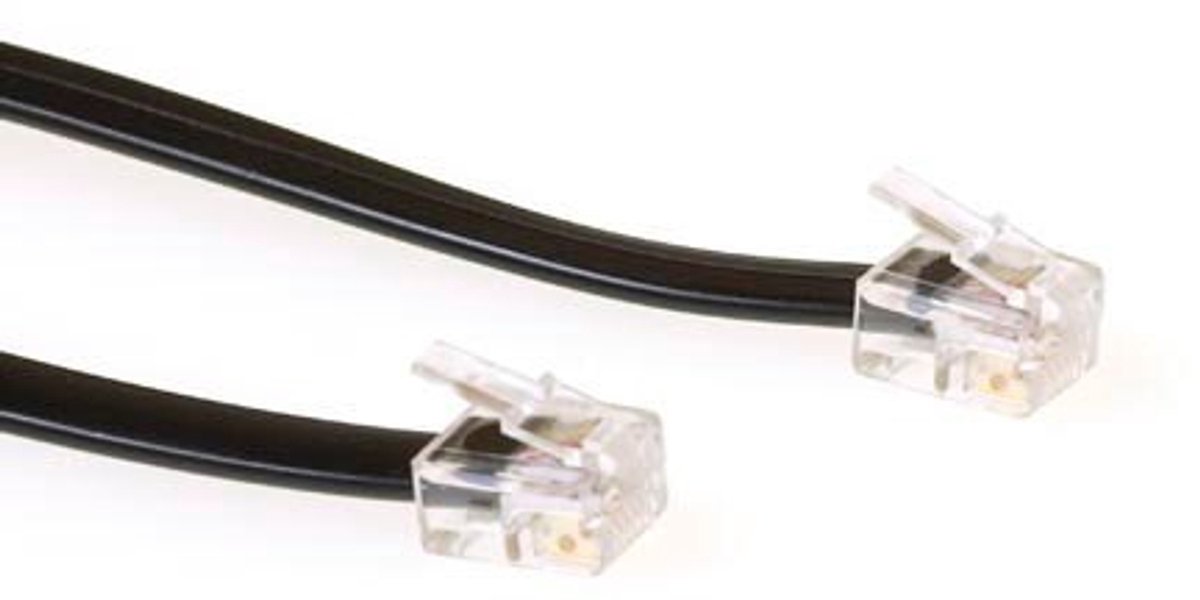 ACT - RJ12 - RJ12 Telefoon Kabel - 2 meter