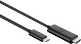 USB C naar HDMI kabel - 4K (60 Hz) - Male naar male - 2 meter - Allteq
