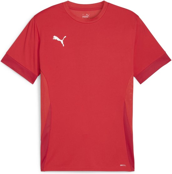 PUMA teamGOAL Matchday Jersey Heren Sportshirt - PUMA Rood-PUMA Wit-Fast Rood - Maat XL