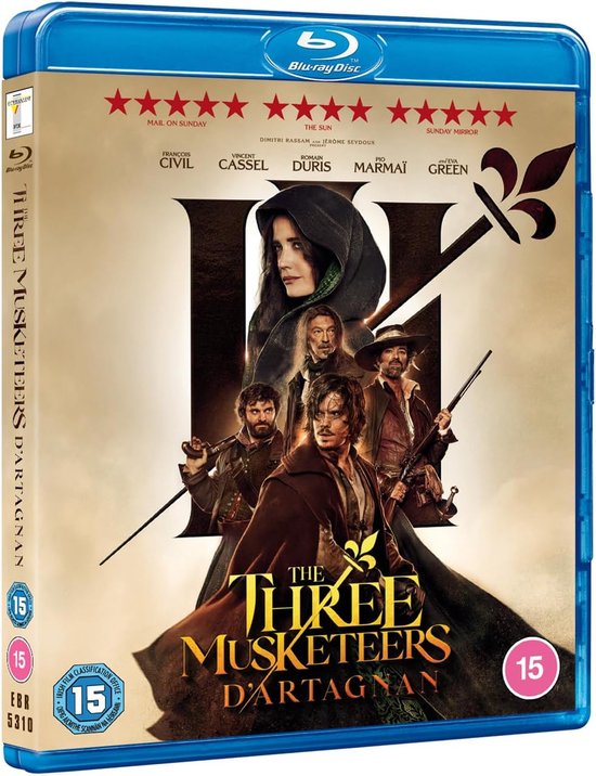 The Three Musketeers: D'Artagnan (2023) [Blu-ray] zonder NL ondertiteling