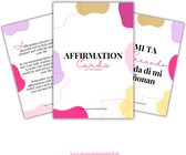 Affirmation Cards - Affirmatiekaarten - Dames en Heren - Positieve instelling - Engels en Papiaments - Aruba Bonaire Curacao