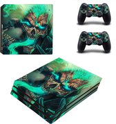 PS4 PRO Skin - Console Skin - Mad McRibs - 1 console en 2 controller stickers