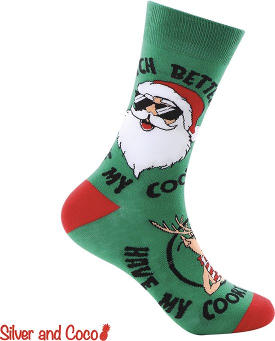 Kerstsokken voor Kinderen met Kerstman - Maat 33-38