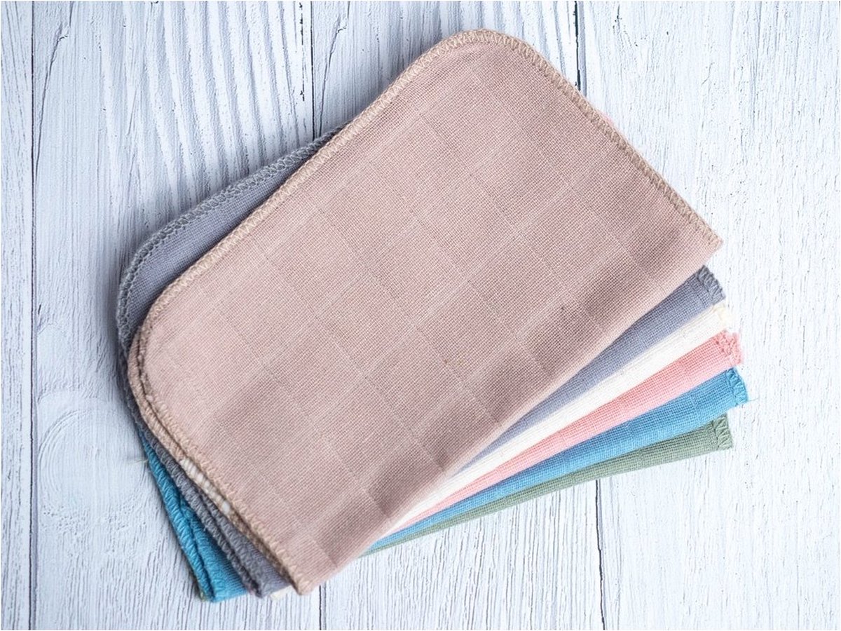 Goedkoopste TERRA GAIA - biologische katoenen billendoekjes - 12 stuks - 20x15 cm - wasbaar - herbruikbaar - zero waste