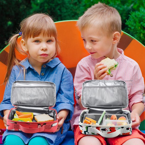 Brisby 4 Laags Geïsoleerde Koeltas - Lunchtas 2.5 liter - Dino van Brisby — afbeelding 2