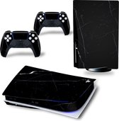 PS5 Disk - Console Skin - Midnight Marble - PS5 sticker - 1 console en 2 controller stickers