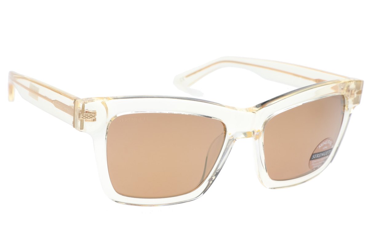 Serengeti Winona dames zonnebril transparant kristal goud - SS528002
