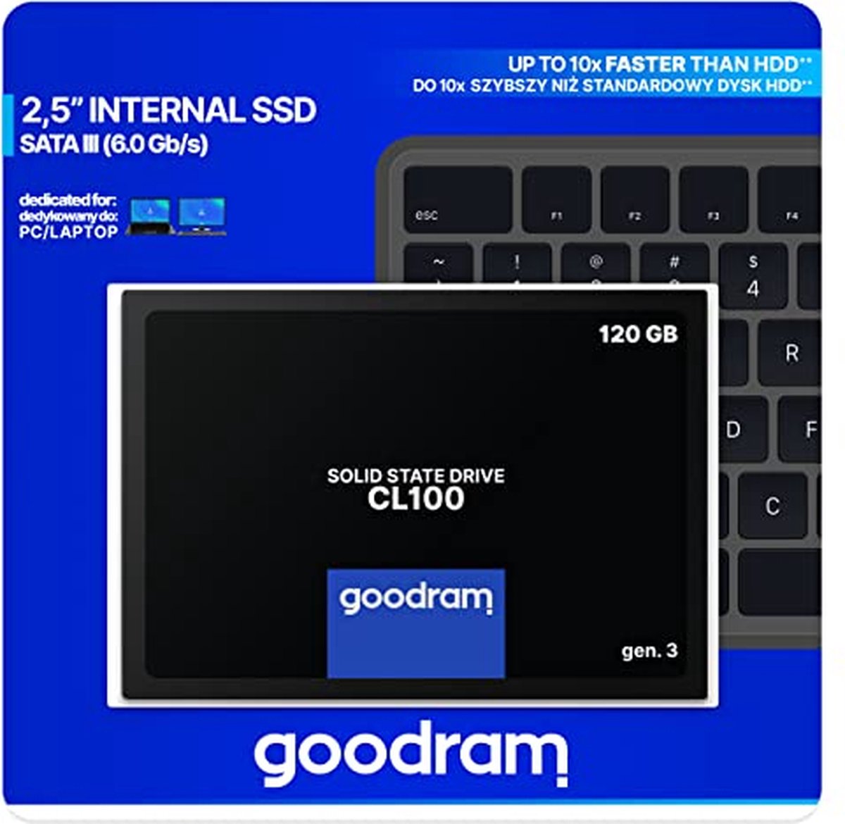 Goodram CL100 - Interne SSD - 120GB