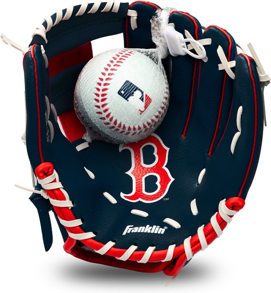 Foto: Franklin 9 5 inch youth mlb glove and ball set team red sox
