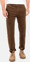 camel active Relaxed Fit corduroy Chino mit Thermofutter - Maat menswear-32/34 - Bruin