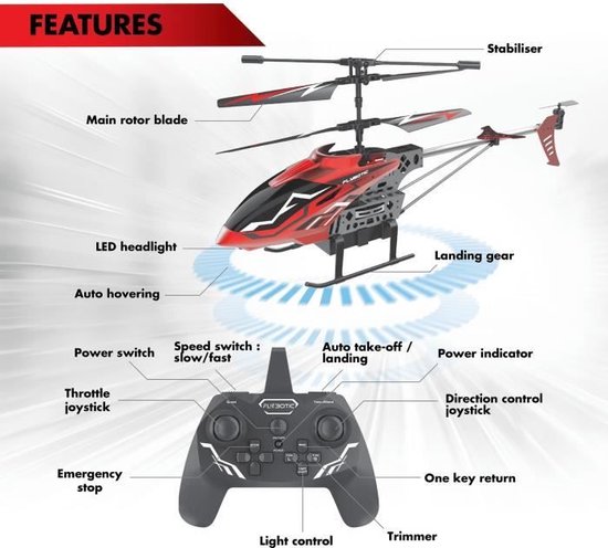 Hélicoptère télécommandé SKY KNIGHT - FLYBOTIC