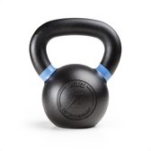 Zeuz Kettlebell 12 KG - Poids pour Fitness & CrossFit - Entraînement en Condition Physique & Renforcement Musculaire - Fonte - Bleu