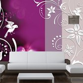 Fotobehangkoning - Behang - Vliesbehang - Fotobehang - Floral fantasy - 150 x 105 cm