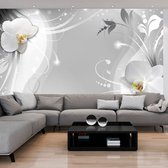 Fotobehangkoning - Behang - Vliesbehang - Fotobehang - Charming orchid - Orchidee - 400 x 280 cm