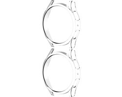 Full Cover Screen Protector Bumper Set Geschikt Voor Samsung Galaxy Watch 5 44mm - 2 Stuks Bescherm Hoes 360 Graden - Transparant