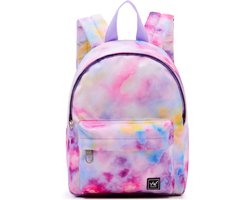 SALE: YLX Hemlock rugzak (S) voor kinderen | Tie Dye Hyacinth. Licht paars, lila. Gemaakt van gerecycled plastic. Gerecyclede plastic flessen. Eco-vriendelijk. Kinderdag verblijf - rugzak - meisjes - meiden. Te klein voor Belgie, lees omschrijving.