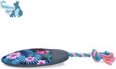CoolPets Surf’s Up – 2.5 x 54 x 12 cm - Verkoelend hondenspeeltje – Hondenspeelgoed met pieper – Drijft op water – Bloemen print