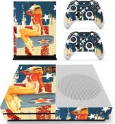 Xbox One S - Console Skin - Stars & Stripes - Console Sticker - 1 console en 2 controller stickers