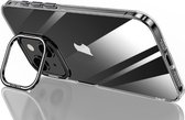 Sulada Coque en polycarbonate avec support lens en aluminium pour iPhone 15 Plus noir