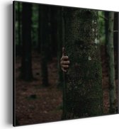 Akoestisch Schilderij Natuurlijke spellen Vierkant Pro S (50 X 50 CM) - Akoestisch paneel - Akoestische Panelen - Akoestische wanddecoratie - Akoestisch wandpaneel