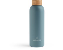 waterdrop® Thermosfles - 600 ml - Roestvrij Staal - Mat Turquoise