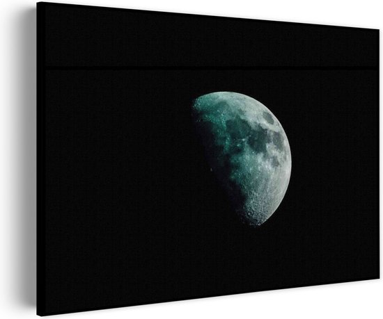 Akoestisch Schilderij To The Moon Rechthoek Horizontaal Basic M (85 X 60 CM) - Akoestisch paneel - Akoestische Panelen - Akoestische wanddecoratie - Akoestisch wandpaneel