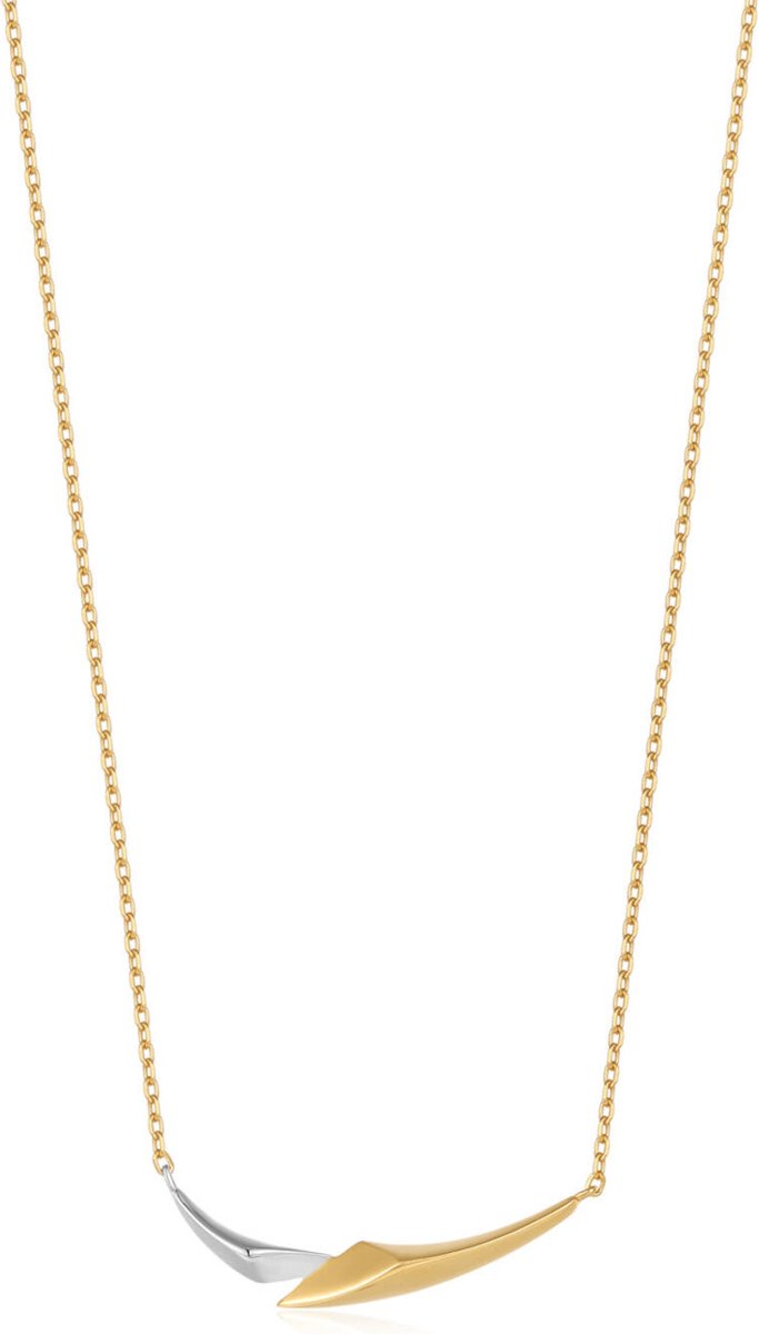 Ania Haie AH N049-02T Tough Love Dames Ketting - Collier - Sieraad - Ketting zonder hanger - Zilver - 925 Zilver - Anker - 5 mm breed - 48 cm lang