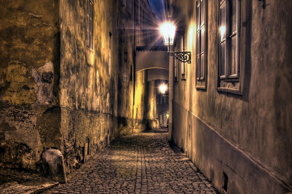 Fotobehang - Street 375x250cm - Vliesbehang