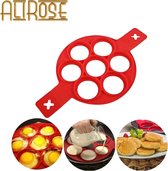 AliRose - American Pancake Vorm - Pannenkoeken - Poffertjes - Siliconen Vorm - Ei
