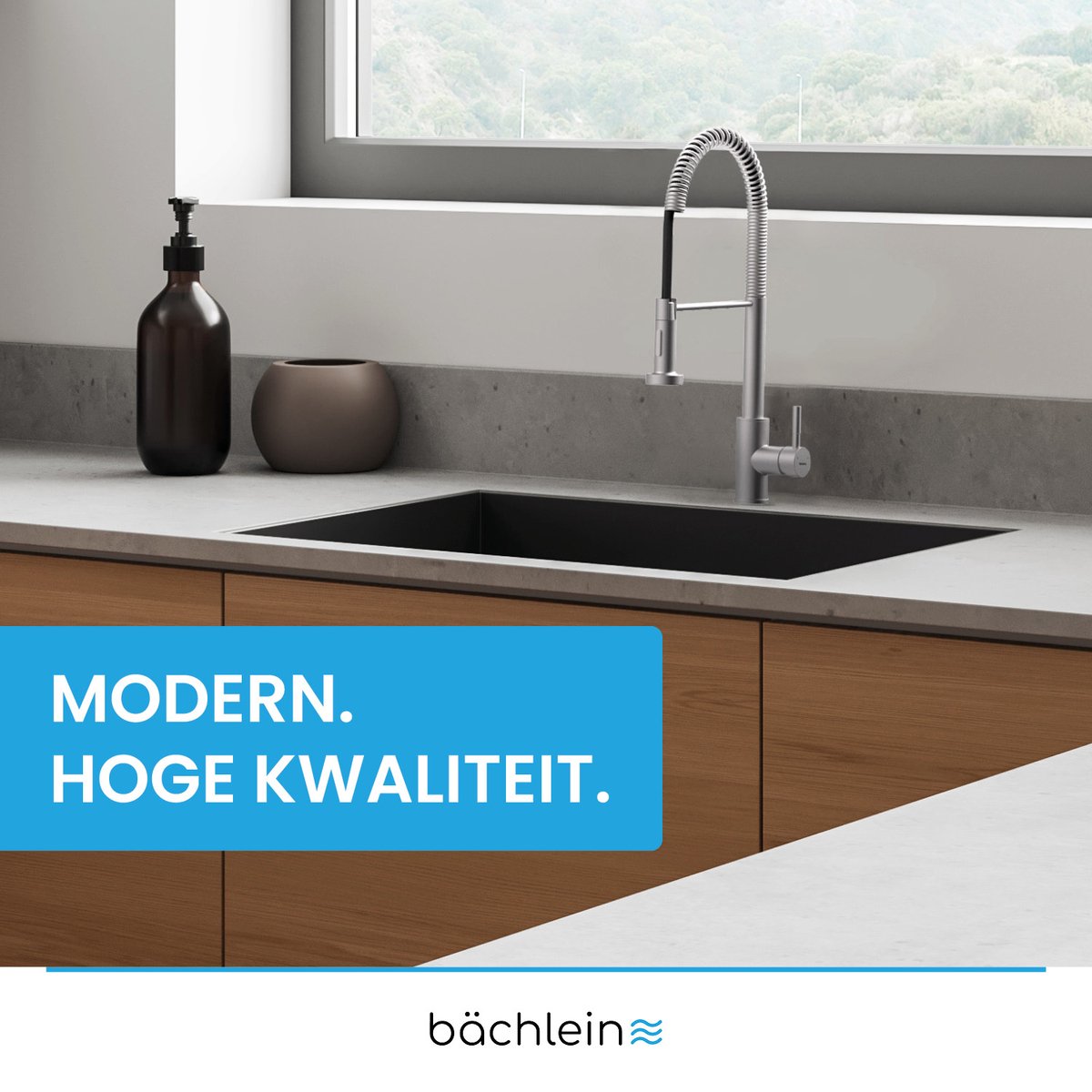 Bächlein Küchenarmatur flexibel mit ausziehbarer Brause und Magnet Halterung eBa Bächlein Küchenarmatur flexibel mit ausziehbarer Brause und Magnet Halterung eBa