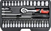 Ensemble d'outils en métal noir YATO de 38 pièces YT-14471