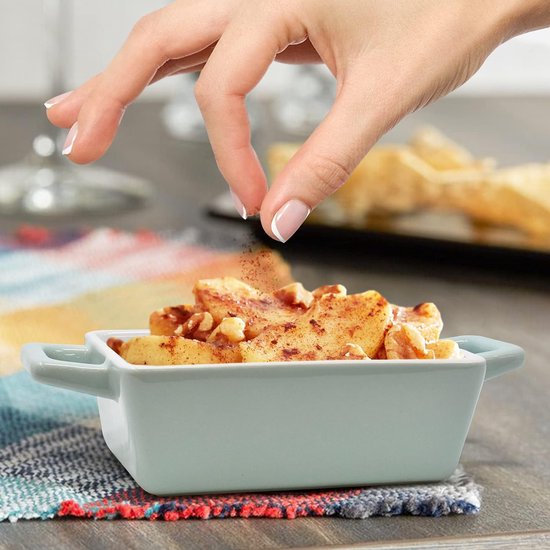 Plat à lasagne, lot de 2, plat de cuisson rectangulaire en