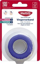 x8 Heltiq Vinger Verband 4x2,5 Cm - kleur blauw - 1 rol