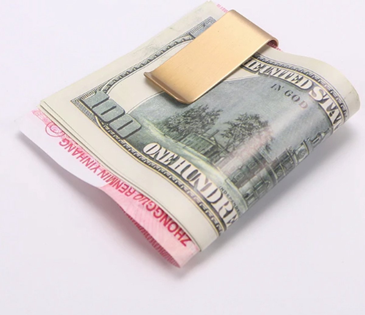 12 Pinces à Billets Acier Inoxydable - Argenté 5,2cm - Porte-cartes Métallique Mince - Organisateur Portefeuille