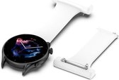 Universeel Smartwatch 22MM Siliconen Verpleegkundige Band - Geschikt Voor Dames - Wit