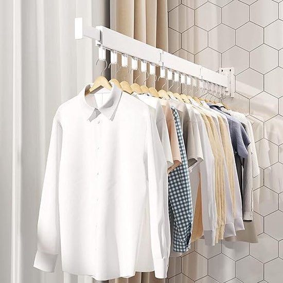 Droogrek Houder,Wandmontage Zelfklevende Droger Organizer | Badkamer Space Saver Rack voor hotel, slaapzaal, open haard, badkamer, slaapkamer, balkon Scoovy