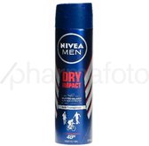 NIVEA Dry Impact Mannen Spuitbus deodorant 150 ml 1 stuk(s)