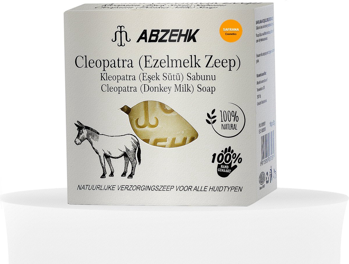 Abzehk Zeep - Cleopatra - (Ezelmelk Zeep) - 150gr