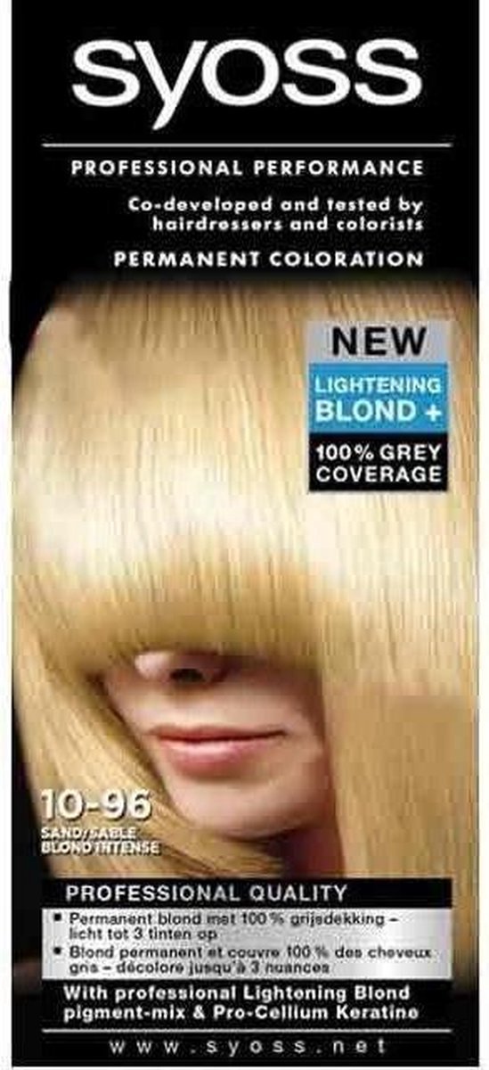 SYOSS Color Baseline 10-96 Sandy Blond Intense - Haarverf