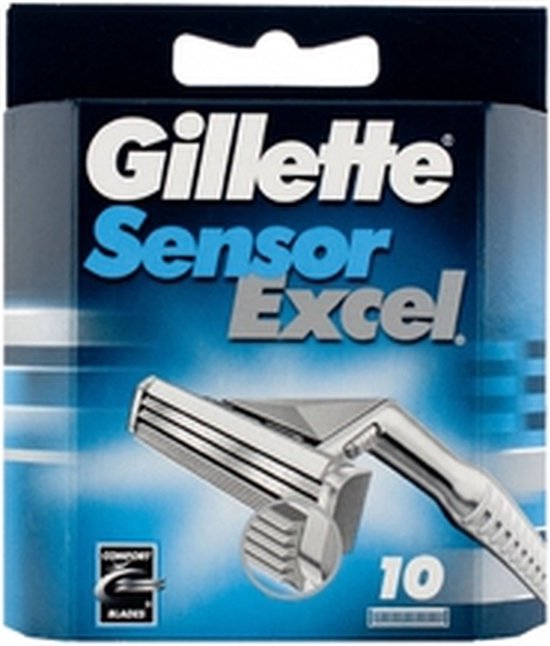 Gillette Sensor Excel - 10 stuks - Scheermesjes - Gillette