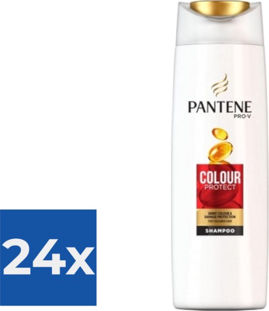 Pantene Shampoo - Color Protect Shine 500 ml - Voordeelverpakking 24 stuks