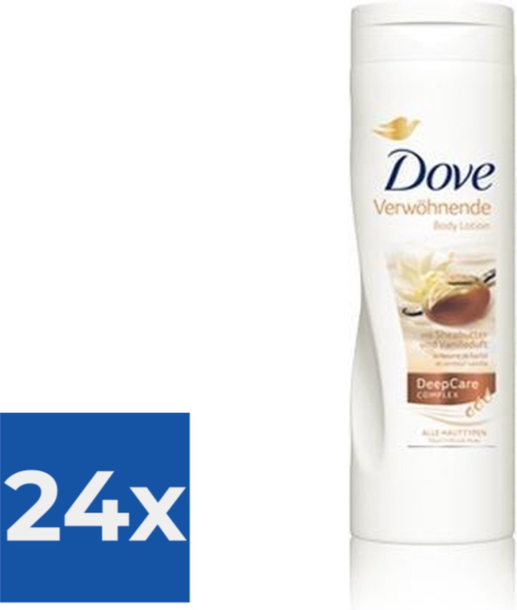 Dove bodylotion 400 ml met Sheabutter - Voordeelverpakking 24 stuks