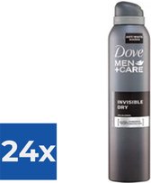 Dove Deodorant Spray XL - Men Invisible Dry - 24 x 250 ml