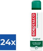 Borotalco - Deodorant - Spray - Original - 150ml - Voordeelverpakking 24 stuks