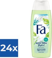 Fa Douchegel - Yoghurt & Care Aloe Vera 250 ml - Voordeelverpakking 24 stuks