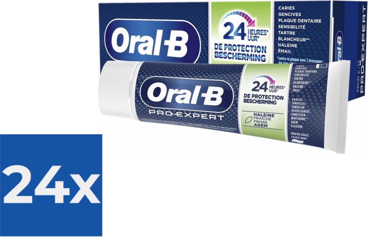 Oral B Oral-B Tandpasta Pro-Expert Frisse Adem Voordeelverpakking 24 x 75 ml